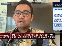 Inflasi September Capai 1,17% (mtm), Tertinggi Sejak 2014