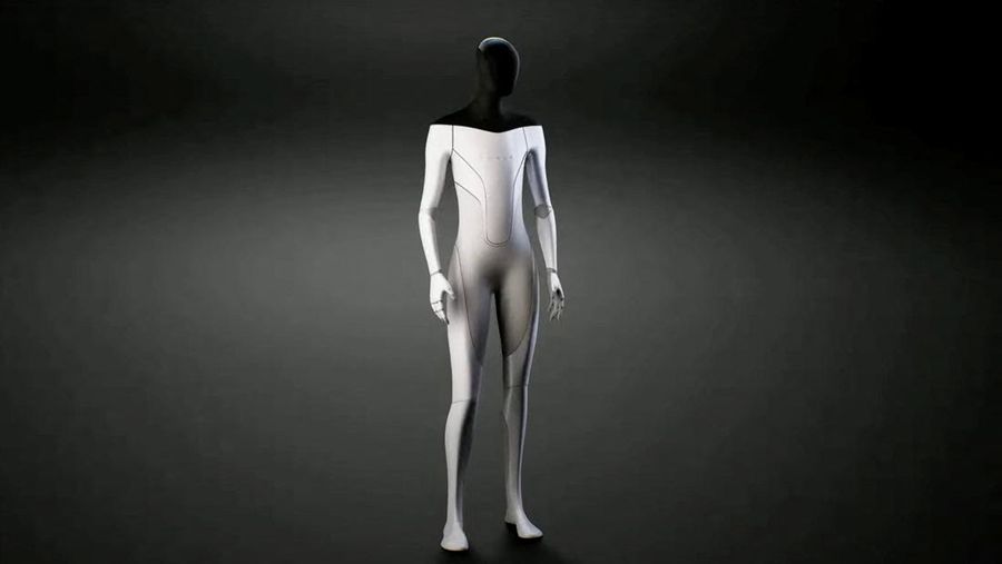 Robot humanoid  Optimus (Reuters TV)