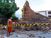 Viral, Pagoda Buddha Berumur 500 Tahun Ambruk di Thailand