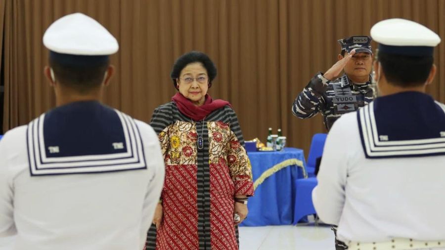 kuliah umum di Kampus Sekolah Staf dan Komando TNI Angkatan Laut (Seskoal) di Kebayoran Lama, Jakarta Selatan