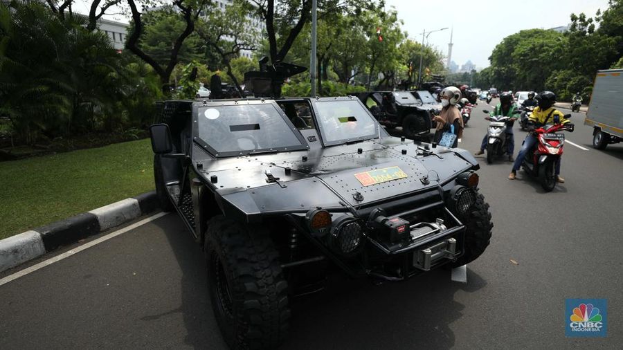 Pameran Alutsista di Istana Mereka, Jakarta. (CNBC Indonesia/Tri Susilo)