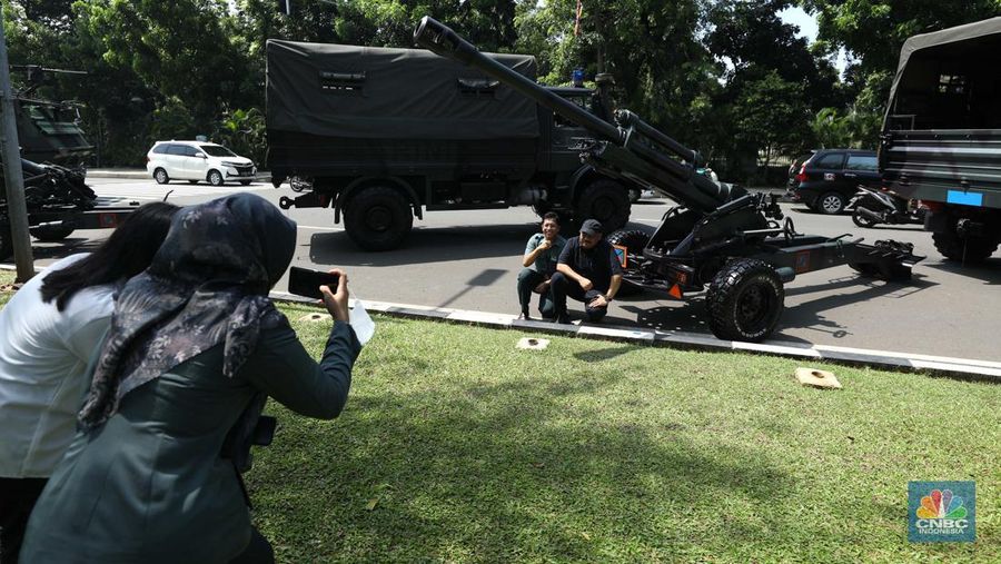 Pameran Alutsista di Istana Mereka, Jakarta. (CNBC Indonesia/Tri Susilo)