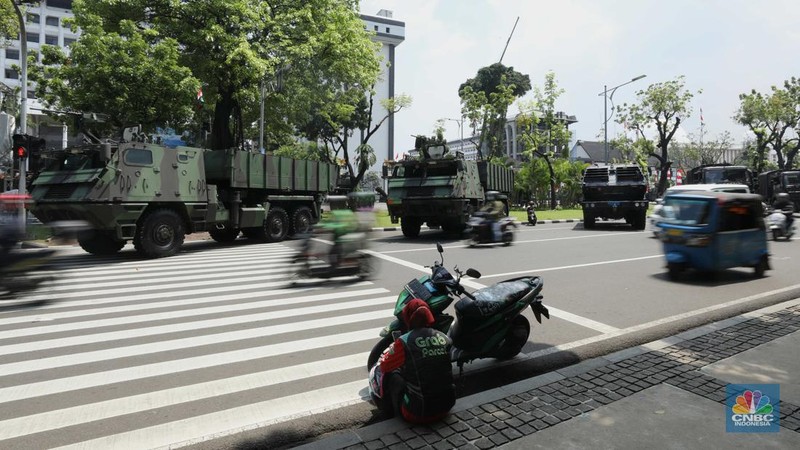 Pameran Alutsista di Istana Mereka, Jakarta. (CNBC Indonesia/Tri Susilo)