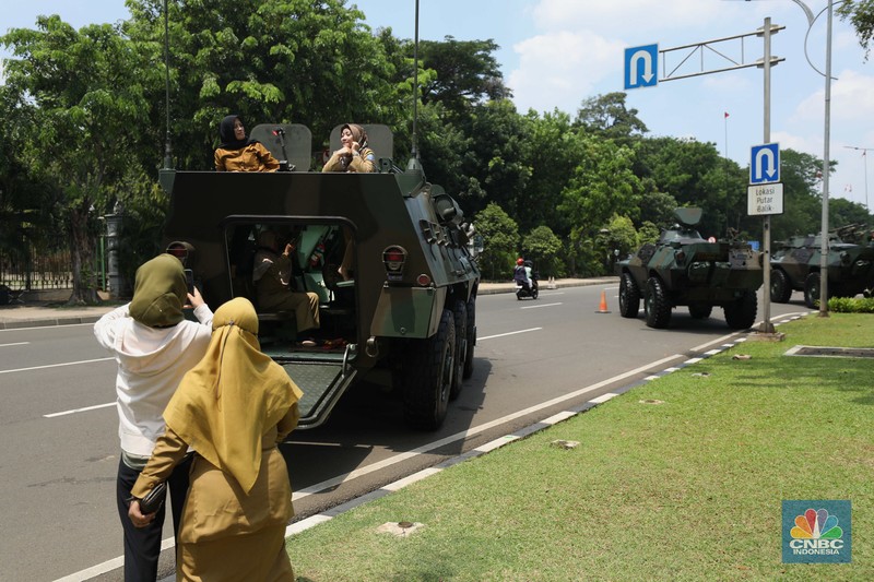 Pameran Alutsista di Istana Mereka, Jakarta. (CNBC Indonesia/Tri Susilo)