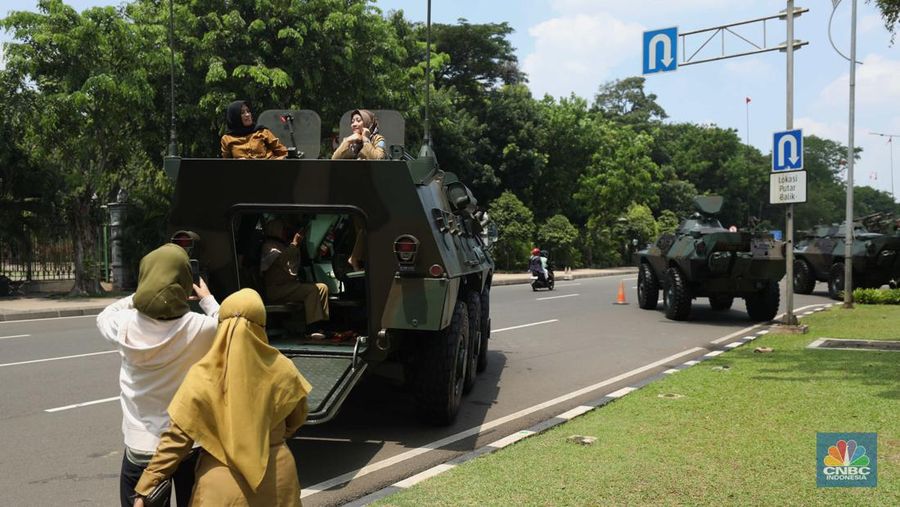 Pameran Alutsista di Istana Mereka, Jakarta. (CNBC Indonesia/Tri Susilo)