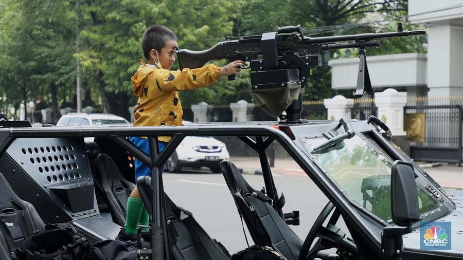 Pameran Alutsista di Istana Mereka, Jakarta. (CNBC Indonesia/Tri Susilo)