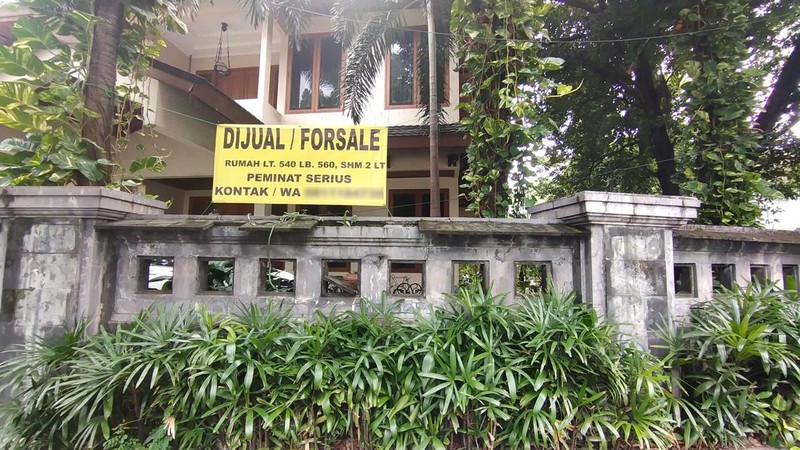 Rumah Dijual Di Kawasan Kebayoran Baru (CNBC Indonesia/Tri Susilo)