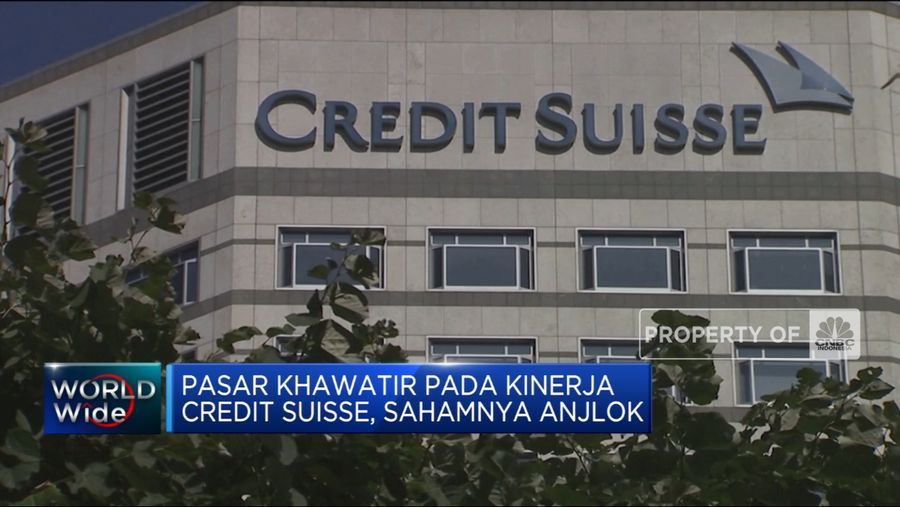 Saham Credit Suisse Terus Anjlok