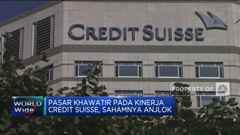Pasar Khawatir Pada Kinerja Credit Suisse, Sahamnya Anjlok