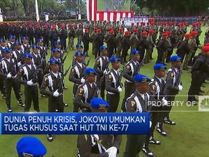 Dunia Krisis, Jokowi Umumkan Tugas Khusus Saat HUT TNI Ke-77