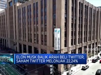 Saham Twitter Melonjak 22,24%