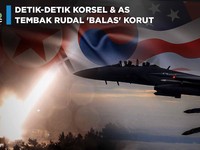 Video Detik-Detik Korsel & AS Tembak Rudal 'Balas' Korut