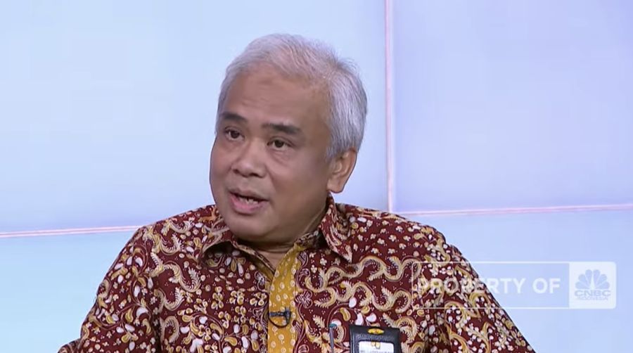 Direktur Pelaksanaan Pembiayaan Infrastruktur SDA Kementerian PUPR, Arvi Argyanto di acara Webinar Road To Creative Infrastructure Financing ( CreatIFF ) Tahun 2022 Sektor Sumber Daya Air. (Tangkapan Layar Youtube)