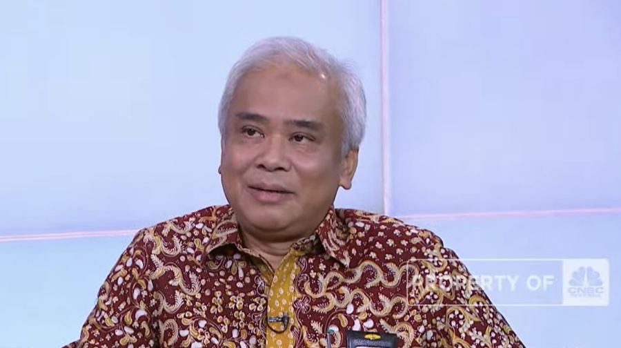 Direktur Pelaksanaan Pembiayaan Infrastruktur SDA Kementerian PUPR, Arvi Argyanto di acara Webinar Road To Creative Infrastructure Financing ( CreatIFF ) Tahun 2022 Sektor Sumber Daya Air. (Tangkapan Layar Youtube)