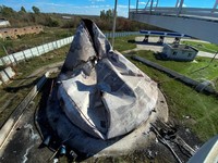 Drone Bunuh Diri Buatan Iran Hantam Kilang Minyak di Kharkiv