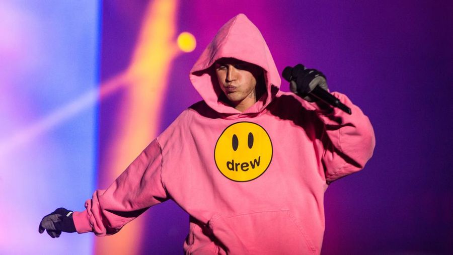 BUDAPEST, HUNGARY - AUGUST 12: Justin Bieber performs on day three of Sziget Festival 2022 on Óbudai-sziget Island on August 12, 2022 in Budapest, Hungary. (Photo by Joseph Okpako/WireImage)