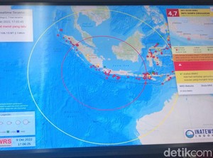 Gempa M 5,9 di Barat Daya Banten, Terasa Hingga Jakarta