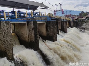 Bogor Diguyur Hujan Semalaman, Status Bendung Katulampa Masih Normal
