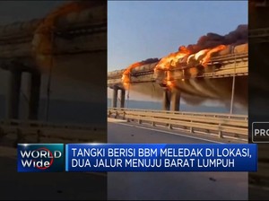 Ledakan di Jembatan Krimea, Putin Tuduh Ukraina Teroris
