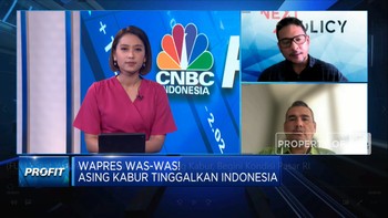 Saat Wapres Was-was Asing Kabur, Begini Kondisi Pasar RI