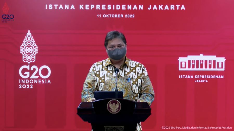 Keterangan Pers Menteri terkait Sidang Kabinet Paripurna, Kantor Presiden, 11 Oktober 2022. (Tangkapan layar Youtube Setpres RI)