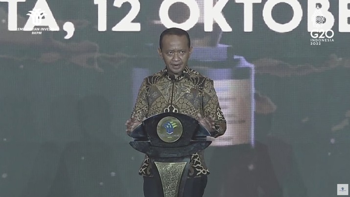 Bahlil Lahadalia dalam acara Anugerah Layanan Investasi (ALI) 2022 (Tangkapan layar Youtube Kementerian Investasi - BKPM) Bahlil Lahadalia dalam acara Anugerah Layanan Investasi (ALI) 2022 (Tangkapan layar Youtube Kementerian Investasi - BKPM)