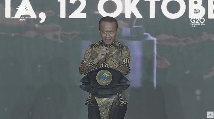 Bahlil Lahadalia dalam acara Anugerah Layanan Investasi (ALI) 2022 (Tangkapan layar Youtube Kementerian Investasi - BKPM) Bahlil Lahadalia dalam acara Anugerah Layanan Investasi (ALI) 2022 (Tangkapan layar Youtube Kementerian Investasi - BKPM)