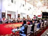 Momen Rapat Kabinet Pasca Pilpres: Prabowo, Sri Mulyani, AHY, Moeldoko