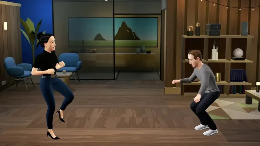 Mark Zuckerberg memamerkan avatar berkaki di Horizon