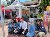 Pertamina Kenalkan Solar Panel ke SMA 5 Balikpapan