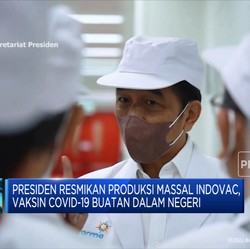 Presiden Resmikan Indovac,Vaksin Covid-19 Buatan Dalam Negeri