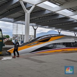 Gokil! Kereta Cepat RI Bisa 'Ngebut' 350 Km/ Jam