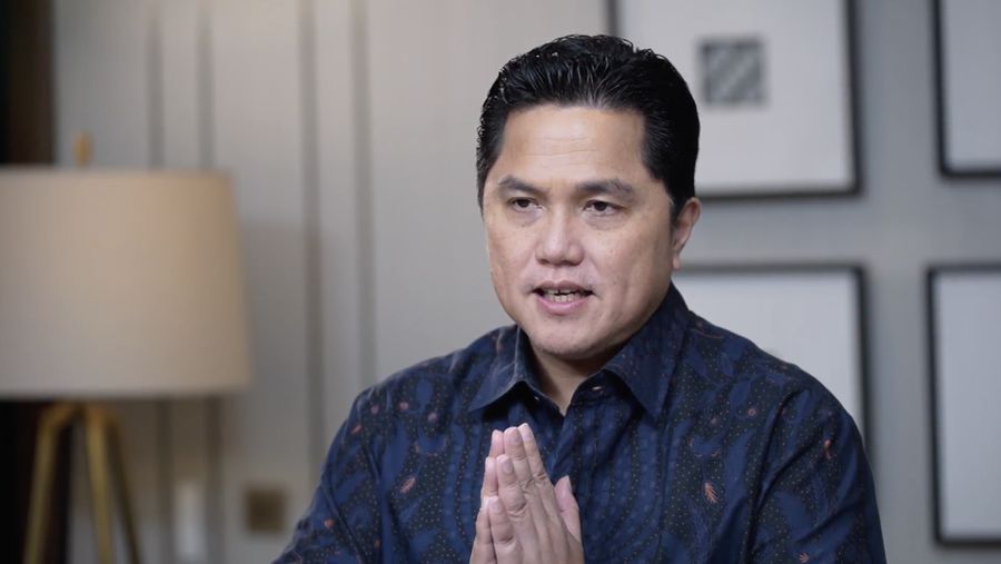 Menteri BUMN Erick Thohir (Tangkapan layar)
