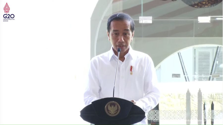 Presiden Jokowi Hadiri Peluncuran dan Penyuntikan Perdana Vaksin IndoVac, Bandung, 13 Okt 2022