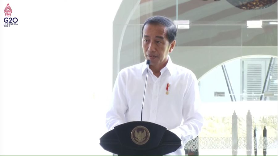 Presiden Jokowi Hadiri Peluncuran dan Penyuntikan Perdana Vaksin IndoVac, Bandung, 13 Okt 2022