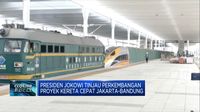 Presiden Jokowi Tinjau Perkembangan Proyek Kereta Cepat