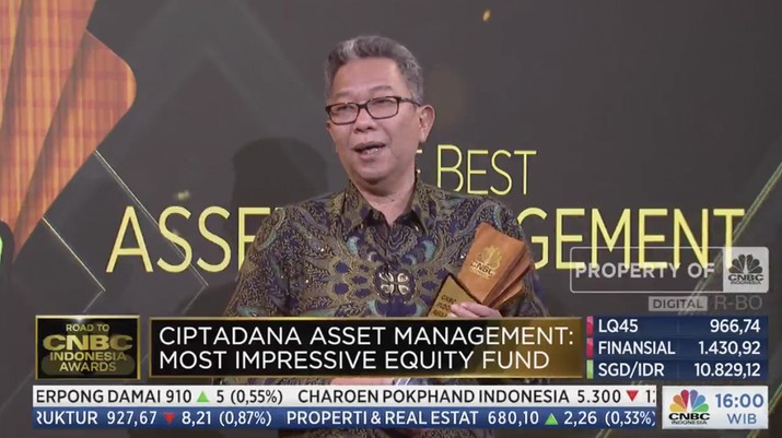 Ciptadana AM Sabet 2 Penghargaan di CNBC Indonesia Award