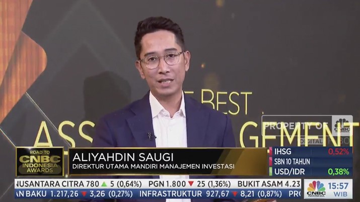 Direktur Utama PT. Mandiri Investasi Management, Aliyahdin Saugi