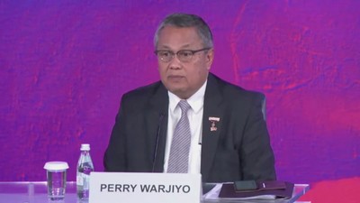 Gubernur Bank Indonesia Perry Warjiyo Gubernur Bank Indonesia Perry Warjiyo dalam Acara Press Conference - 4th Finance Ministers and Central Bank Governors (FMCBG) Meeting. (Tangkapan Layar Youtube Bank Indonesia)