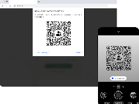 Masuk log lewat perangkat lain menggunakan Passkey