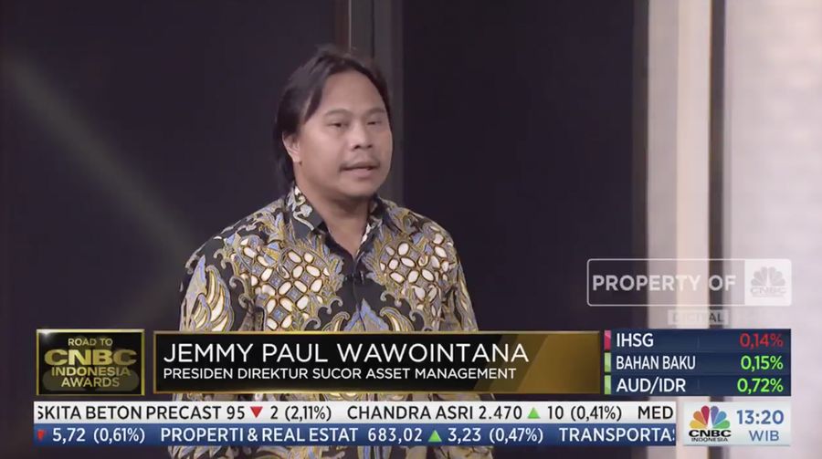 Presiden Direktur PT Sucorinvest Asset Managemen, Jemmy Paul Wawointana