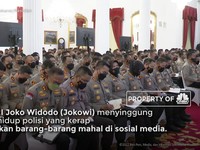 Kerap Bergaya Hidup Mewah, Jokowi Sentil Pejabat Polri