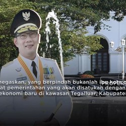 Jawaban Ridwan Kamil Soal Isu Pemindahan Ibu Kota Jawa Barat