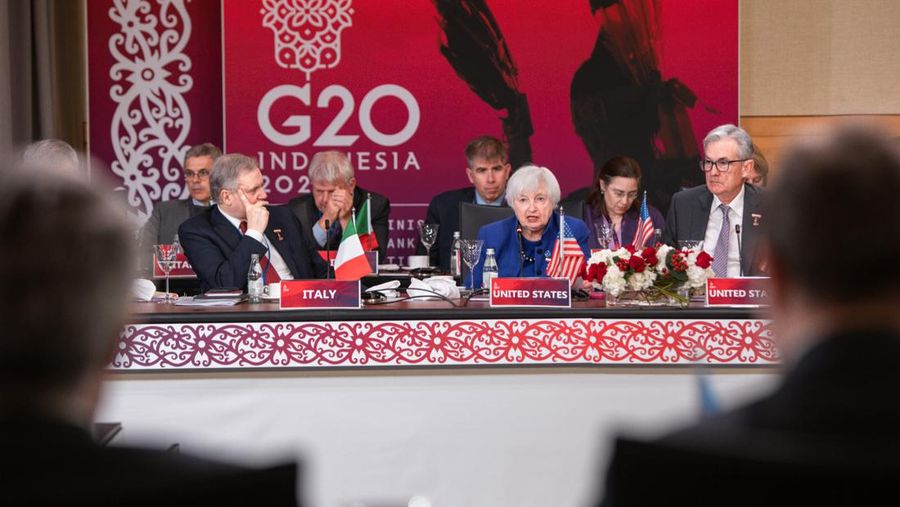 4th Finance Ministers' & Central Bank Governers' Meeting (FMCBG)
Washington, DC. (ist via Panitia G20 Indonesia 2022)