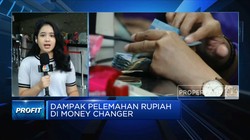 Ini Dampak Pelemahan Rupiah di Money Changer
