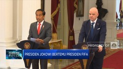 Jokowi dan Presiden FIFA: Tingkatkan Keamanan Pertandingan