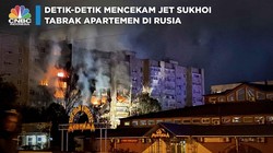 Detik-detik Mencekam Jet Sukhoi Tabrak Apartemen di Rusia