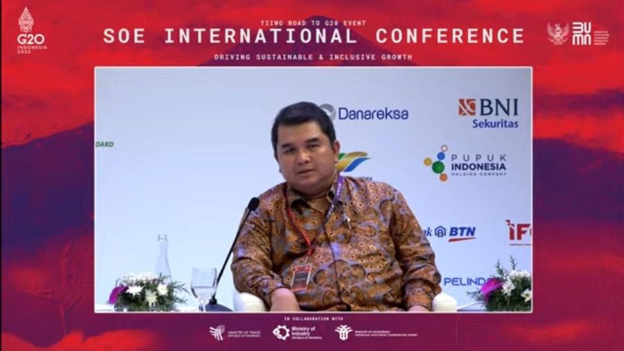 Panel SOE Commitment on Net Zero Emission, G20 SOE International Conference. (Dok: Mind Id)