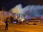 Jet Tempur Rusia Jatuh, Tabrak Apartemen