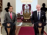 Simak! Ini Dia Hasil Pertemuan Tertutup Jokowi-Presiden FIFA